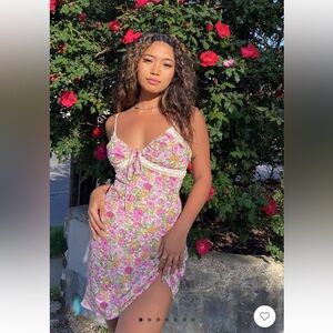 Princess Polly Emilee Mini Dress Floral Pink